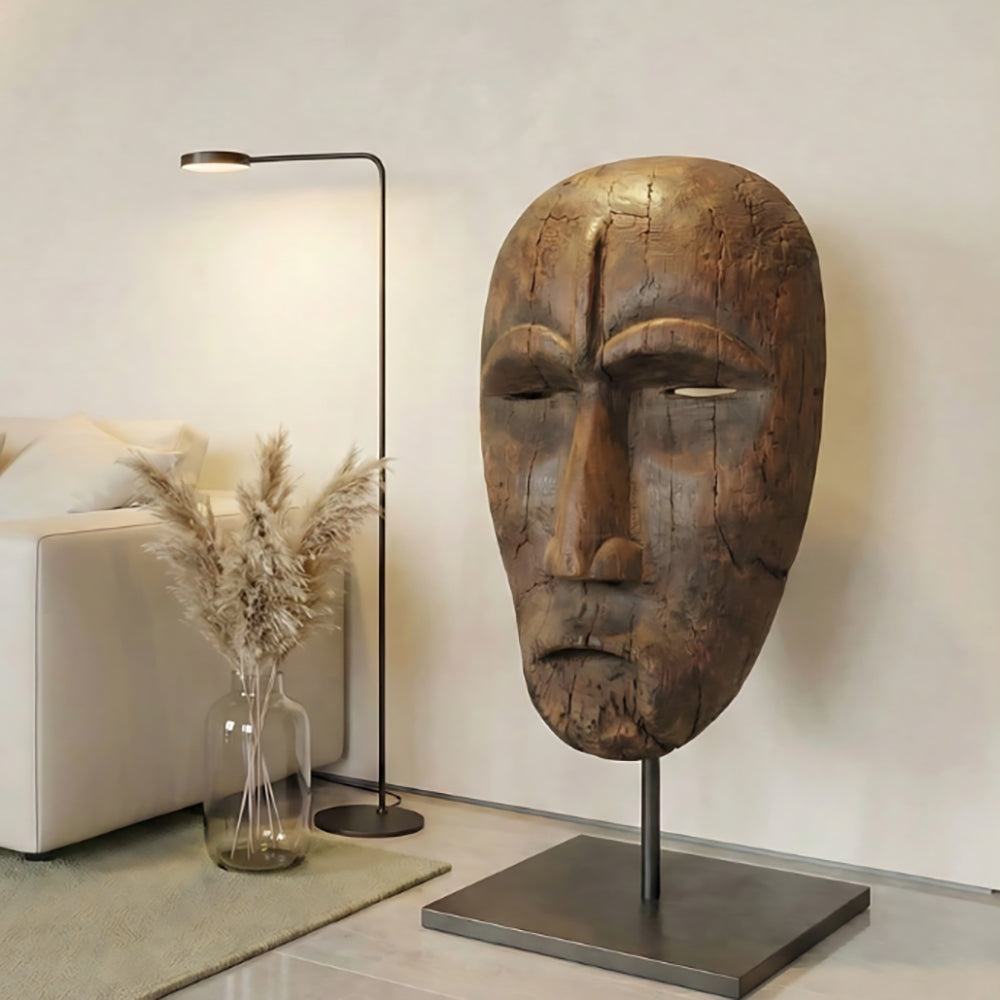 Ancient Gaze | Wood Sculpture