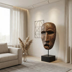 Ancient Gaze | Wood Sculpture