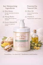 Creamy shea body butter lotion