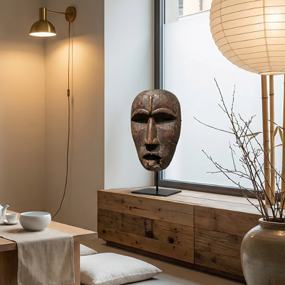 Ancient Gaze | Wood Sculpture
