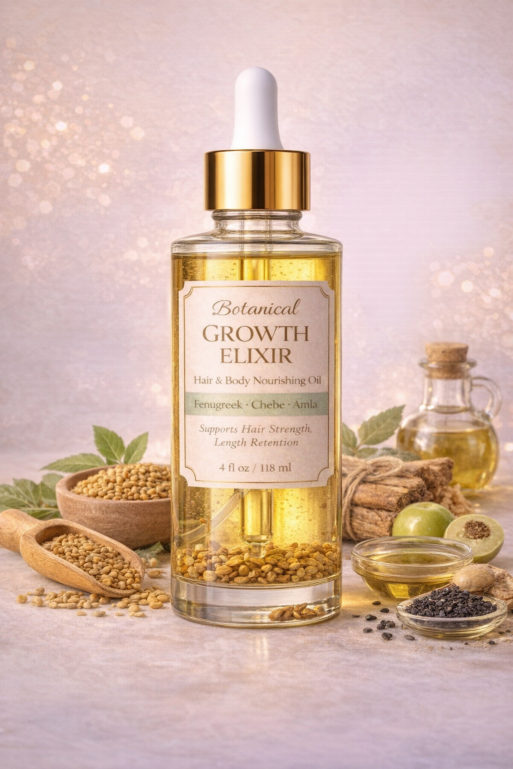 Botanical Hair Growth Elixir 4 Ounces