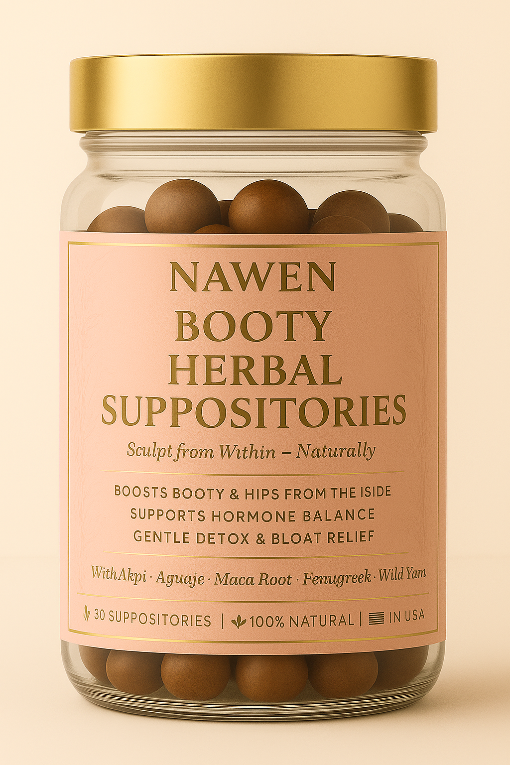 BBL Booty Suppositories – Herbal Estrogenic Support 60 Count