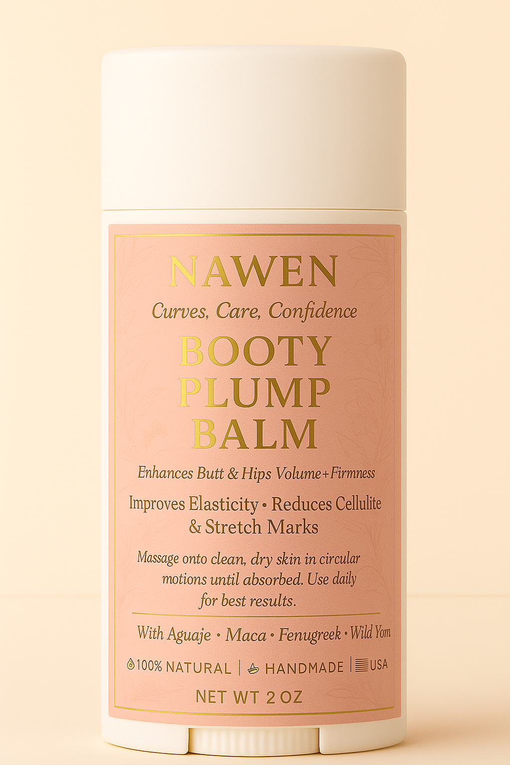 Booty Balm (Solid Stick) – 2 oz