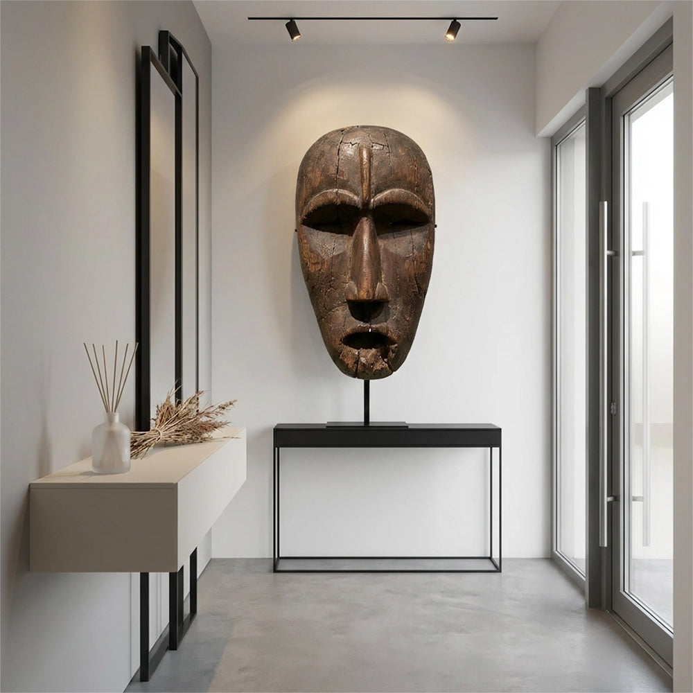 Ancient Gaze | Wood Sculpture