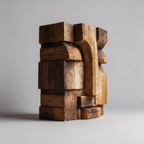 Architectural Silence of Wood  ｜ Wood Sculpture