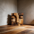 Architectural Silence of Wood  ｜ Wood Sculpture