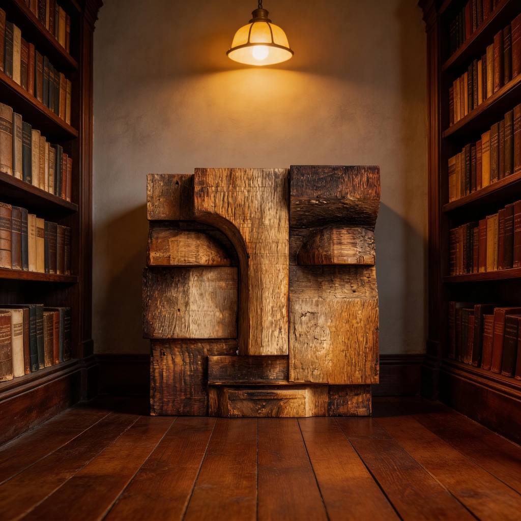 Architectural Silence of Wood  ｜ Wood Sculpture
