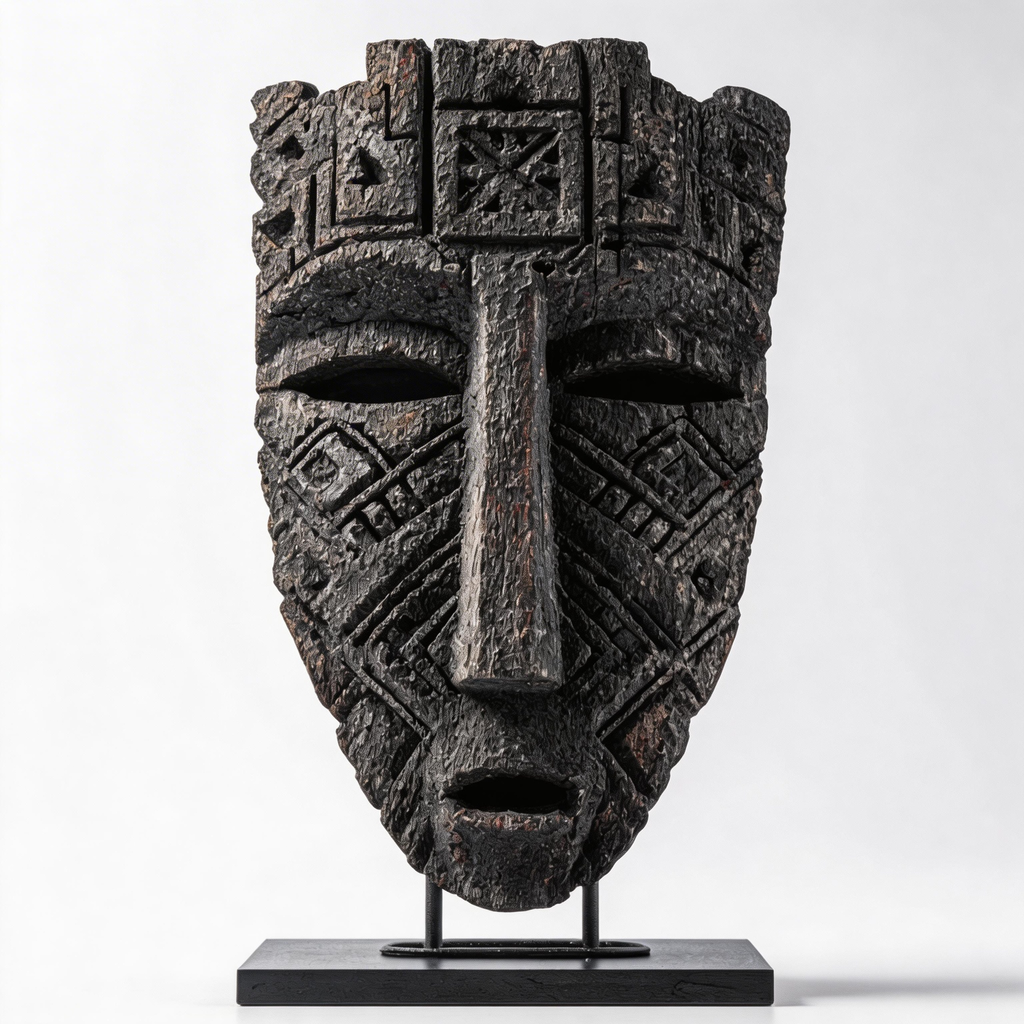 Ancient Sentine l Wood Sculpture