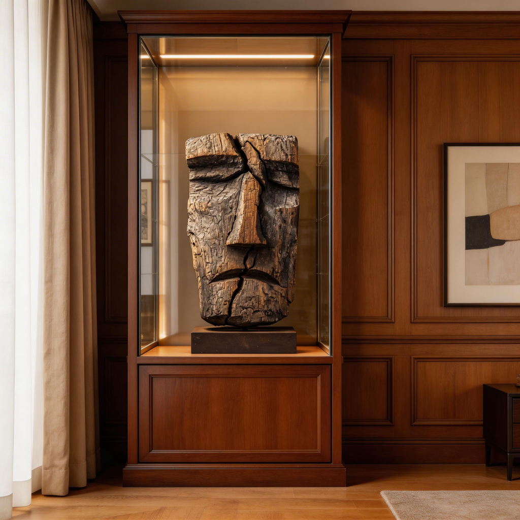 Ancient Fissure l Wood Sculpture