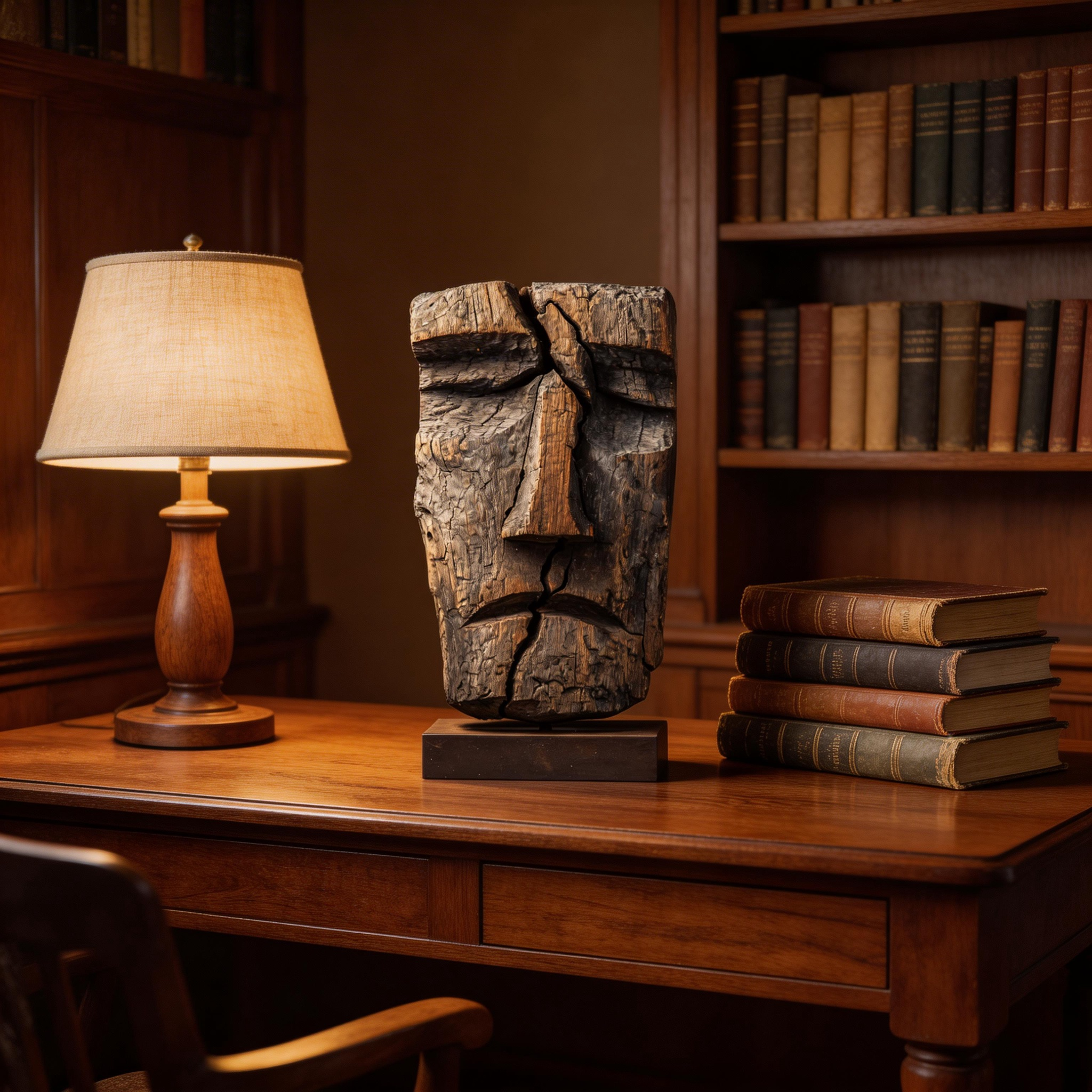 Ancient Fissure l Wood Sculpture