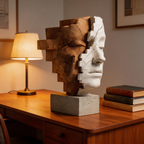 Fragmented Duality l Wood Sculpture