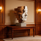 Fragmented Duality l Wood Sculpture