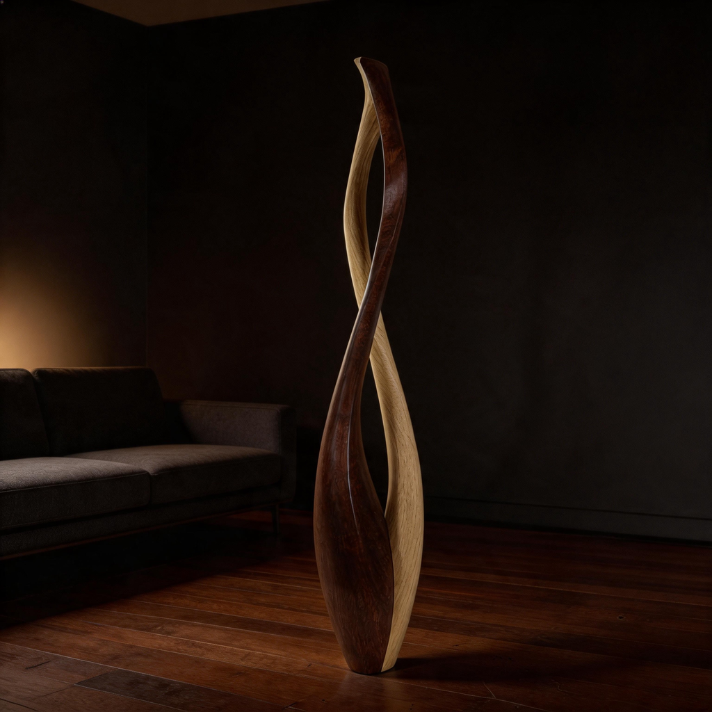 Contrast in Flow    | Large Wood Sculpture