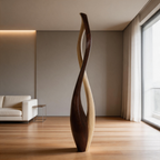 Contrast in Flow    | Large Wood Sculpture