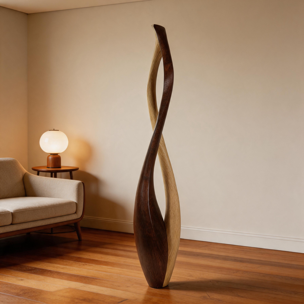 Contrast in Flow    | Large Wood Sculpture