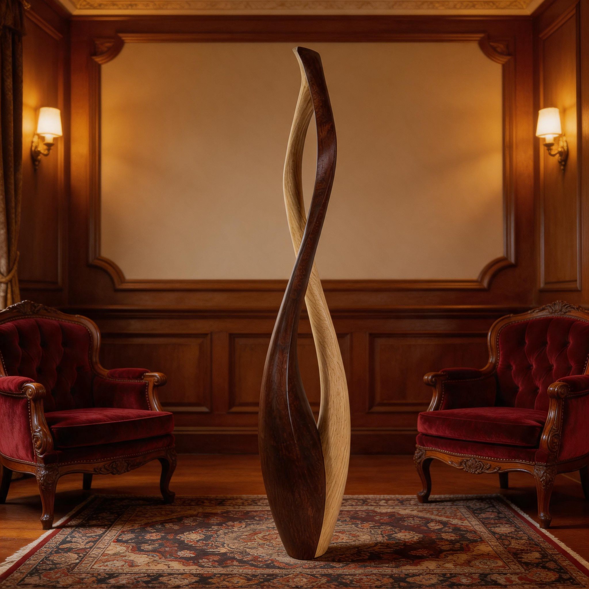 Contrast in Flow    | Large Wood Sculpture