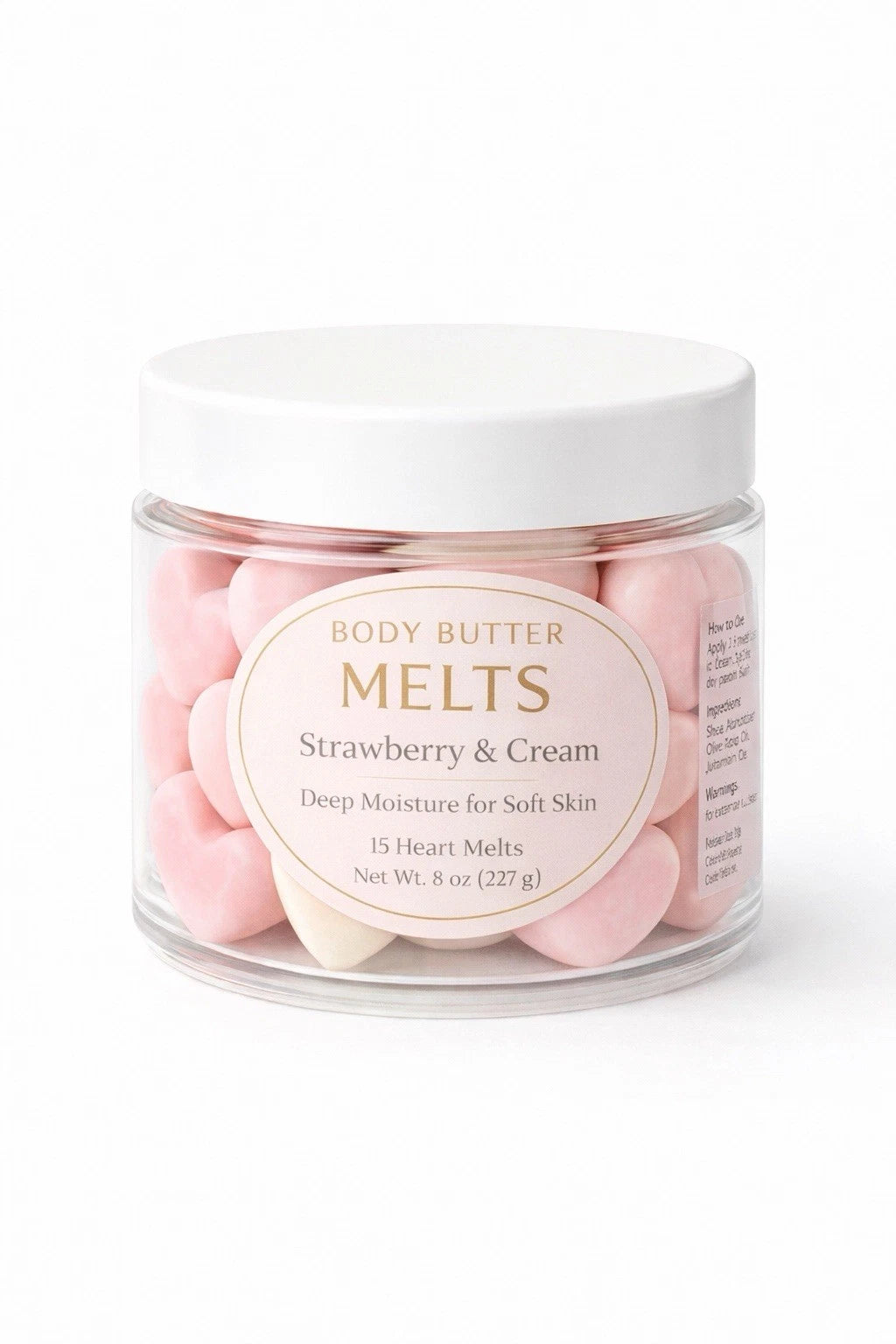 strawberry cream body butter melts